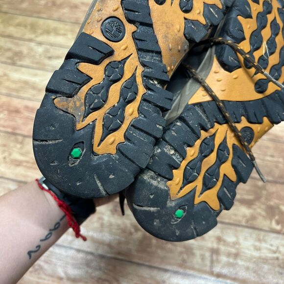 Timberland Mens Mt Maddsen Mid Waterproof Hiking Boots 7 40 Brown Leather A141B - Picture 13 of 14